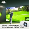 ViewSonic LS741HD 5000 Lumens 1080p Laser Installation Projector with H/V Keystone, 4 Corner Adjustment, 360 Degree Projection, 1.6x Optical Zoom, LAN - 3 of 4