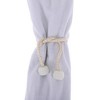Unique Bargains Magnetic Buckle Small Faux Pearl Curtain Tie Polyester Rare Earth Magnet 2 Pcs - 4 of 4