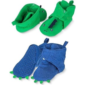 Rising Star Baby Girls & Boys Booties, Non Slip Grippers Slippers for Infants Ages 0-12 Months - 1 of 1