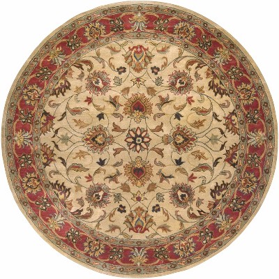 Hauteloom Cherryfield Hand Tufted Brown & Rust 1001 Wool Rug