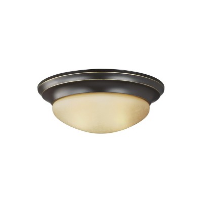 Generation Lighting Nash 2 light Heirloom Bronze Ceiling Fixture 75445-782