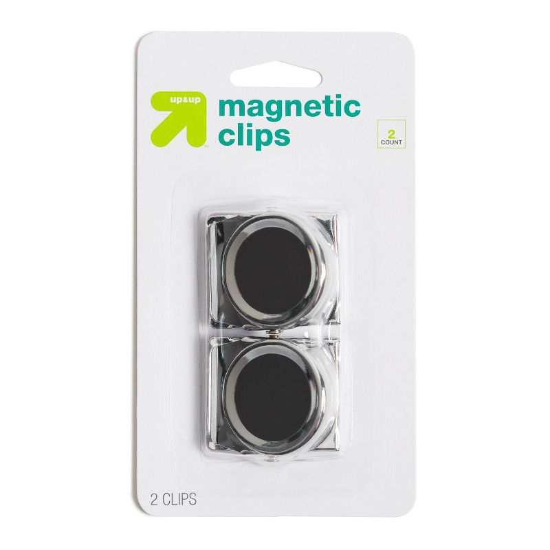 2ct Magnetic Clips Silver - up &#38; up&#8482;, 1 of 6