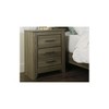 Signature Design by Ashley Casual Zelen 2 Drawer Nightstand, Warm Gray - 2 of 4