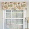 RLF Home 100% Cotton High Quality Tila Tailored Window Valance with 1.5" Rod Pocket 50" W X 12" L Cream - 2 of 4