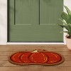 1'6"x2'6" Pumpkin Coir Doormat Orange - Room Essentials™ - 2 of 4