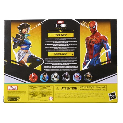 Детские фигурки Marvel Legends Series Marvel Rivals Spider-Man & Luna Snow Action Figures — фото 4