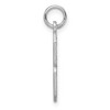 Black Bow Jewelry 14k White Gold, Varsity Collection, Large D/C Pendant, Number 8 - 2 of 4