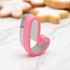 Unique Bargains Biscuit Cutter Medium Candy Cane Cookie Cutter Hand Washable Stainless Steel Plastic 2"x3.1"1.6" 1Pcs - 2 of 4