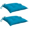 vidaXL Pallet Cushions 2 pcs Light Blue 19.7 In.x19.7 In.x2.8 In. Oxford Fabric - 3 of 4