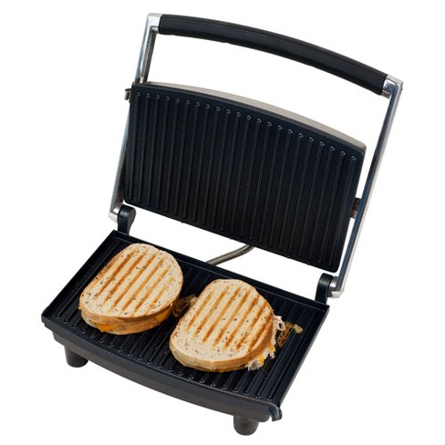 Hastings Home Electric Panini Press, Indoor Grill, And Gourmet Sandwich  Maker With Nonstick Plates - Black : Target