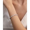 Sterling Silver Tennis Bracelet with Birthstone Charms, 7 Inch Fine Jewelry Christmas Gift for Women - 4 of 4