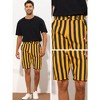 INSPIRE CHIC Men's Striped Regular Fit Casual Summer Dress Chino Shorts - 4 of 4