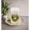 Classic Touch Tea Set of 6 with Gold Ombre Design, 3.9 oz - 2 of 3