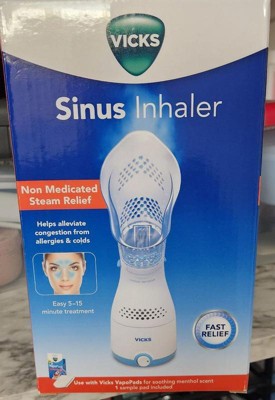 Vicks Personal Steam Inhaler With Variable Steam Control & Soft Mask ...