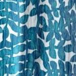 deep teal leaves