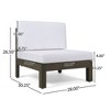 Maggift Outdoor Patio Seating Sets, Unique Design, Ideal for Conversations, Perfect for Gardens and Living Spaces, White, 28"*30.25"*26.5" - 2 of 4