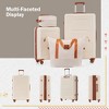 2 Piece Luggage Set with Bags Expanable Spinner Wheels ABS Lightweight Suitcase with TSA Lock 20inch+24inch - 2 of 4