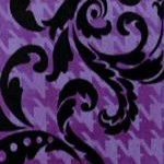 purple houndstooth