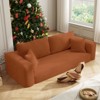 Aukfa Sleeper Sofa Couches for Living Room, Luxury Modern Couch with Deep Seat, No Assembly Required, 3 Seater, Orange - 3 of 4
