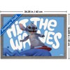 Trends International Disney Lilo & Stitch (2025) - Hit The Waves Framed Wall Poster Prints - 3 of 4