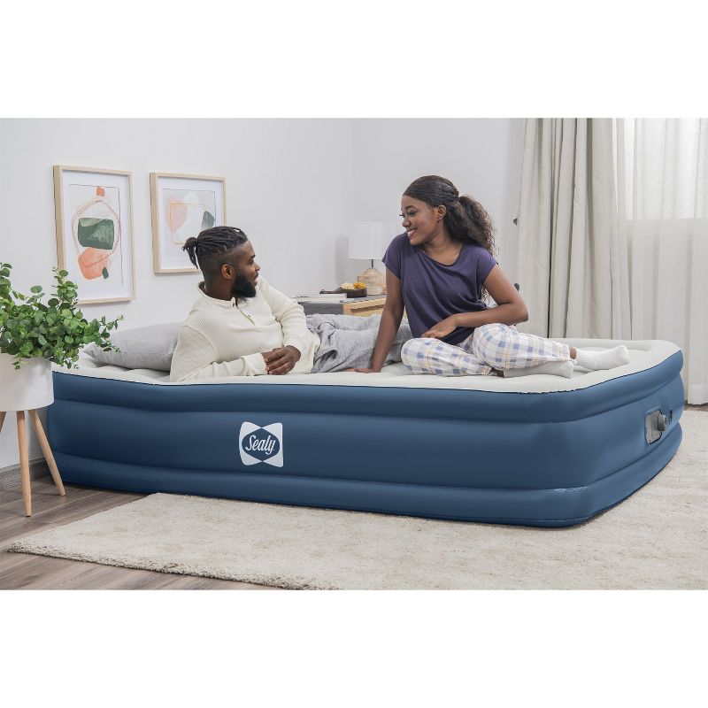 Sealy AlwayzAire Air Mattress Queen with Built-in Dual Pump, 4 of 14