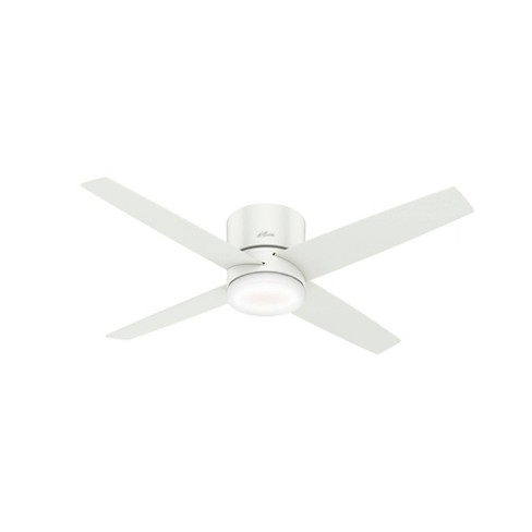 54 Led Advocate Wifi Low Profile, Hunter Flush Mount Ceiling Fan With Remote Control