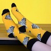 Zebra Face Socks (Women's Sizes Adult Medium) from the Sock Panda - image 2 of 4