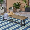 Dexmalle Outdoor Acacia Wood Bench - 2 of 4