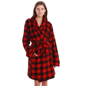Just Love Womens Plush Solid Robe | Ladies Bathrobe - 1 of 3