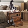 Pet Bunk Bed with Removable Stairs, Dog Cat Window Perch for High Beds &Couches, 3 Step Dog Window Seat Soft Cushion, Sturdy Bedside Elevated Dog Bed - 3 of 4