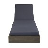 Christopher Knight Home Mira Outdoor Adjustable Acacia Wood Chaise Lounge with Cushion (Set of 2) - 4 of 4
