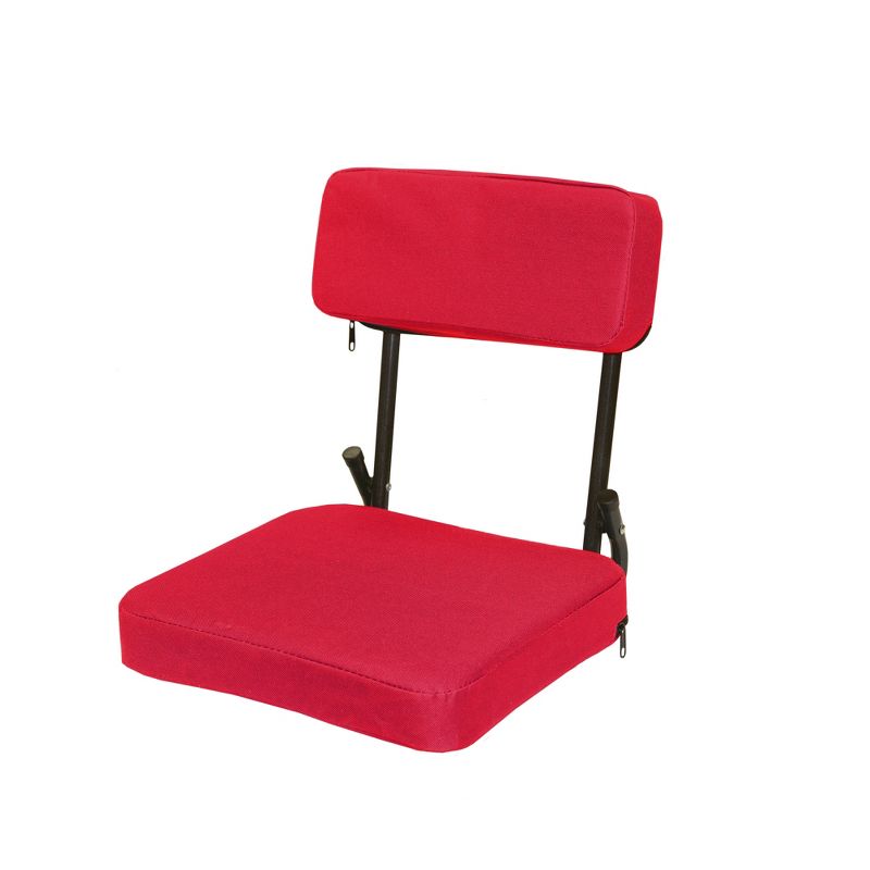 Stansport Steel Frame Foldable Coliseum Seat - Red, 1 of 15