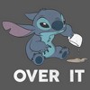 Girl's Lilo & Stitch Over It Distressed Stitch T-Shirt - 2 of 4