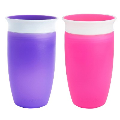 Munchkin Miracle 360? Sippy Cup - 20oz - 2pk - Pink/Purple