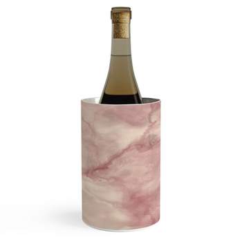 Chelsea Victoria Rose Gold Marble Wine Chiller - Deny Designs