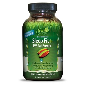 Irwin Naturals Sleep Fit + PM Fat Burner Dietary Supplements Softgels - 60ct - 1 of 3