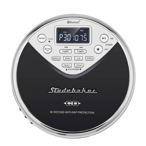 Studebaker MP3 CD Player with Bluetooth Radio and Rechargeable Battery - 1 of 4