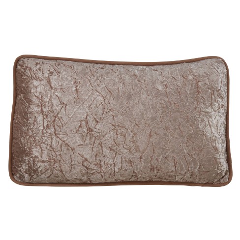 Champagne crushed velvet throw hot sale