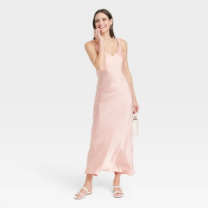 Women's Midi Perfect Slip Dress - A New Day™, 4 of 10