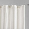 LunaLulinlk Ombre Printed Seersucker Shower Curtain - 2 of 4