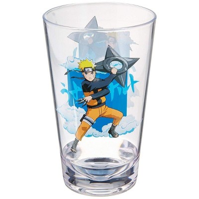 Just Funky Naruto Shadow Clone Jutsu Acrylic Pint Glass 16oz