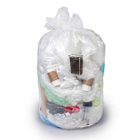 Global Industrial™ Super Duty Clear Trash Bags - 55 to 60 Gal, 2.5 Mil, 75  Bags/Case