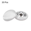 Unique Bargains Cloth Covered Aluminum Sewing Buttons 20 Pcs - 3 of 4