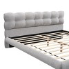 Platform Bed,Upholstered Platform Bed Frame With Cookie-Shaped Headboard,Modern Platform Bed,Platform Bed For Bedroom-Cuddlewood - 3 of 4