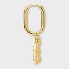 Bijoux Sport by Luv Aj MLB Gold Logo Huggie Earrings - 2 of 3