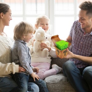 Square Bead Maze Inverted Bead Maze Piggy Bank - Educational Bead Maze, Hand-Eye Coordination Toy, Colorful Bead Maze, Interactive Coin Bank - 1 of 4