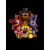 Five Nights at Freddy's Character Plushies Boy's Black T-shirt - 2 of 3