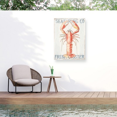 "Floursack Nautical II" Outdoor Canvas