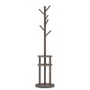 VECELO Coat Rack Freestanding, Solid Wood Entryway Hanger Stand, Hall Tree with Hooks, Floor Standing Tree Stand - 2 of 4