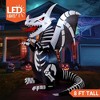 Joyfy 8 FT Halloween Inflatables Outdoor Decoration, Inflatable Skeleton Dragon with Red LED Eyes for for Halloween Outdoor Yard Lawn Party Decoration - 3 of 4